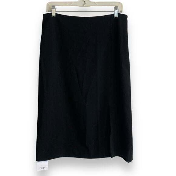 NWT MM Lafleur Mullberry Womens Black Stretchy Career Comfy Pencil Skirt Size 10